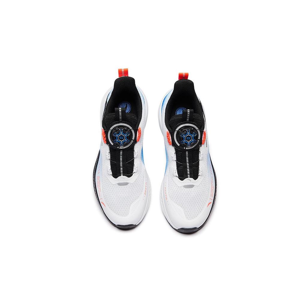 Anta Kids Comfortable Lightweight Breathable Durable Low-Top Running Shoes Kids Sneaker Anta-White Ocean-Blue 312445518U-3