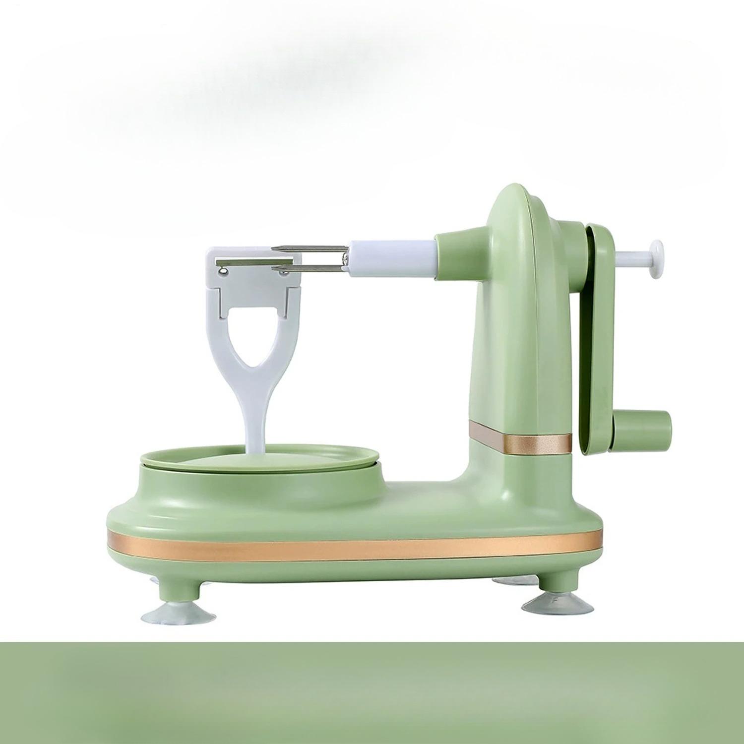 

3-in-1Hand-cranked Rotating Fruit/Vegetable Peeler Stainless Steel Blades Apple Cutter Household Peeling Machine Kitchen Gadgets