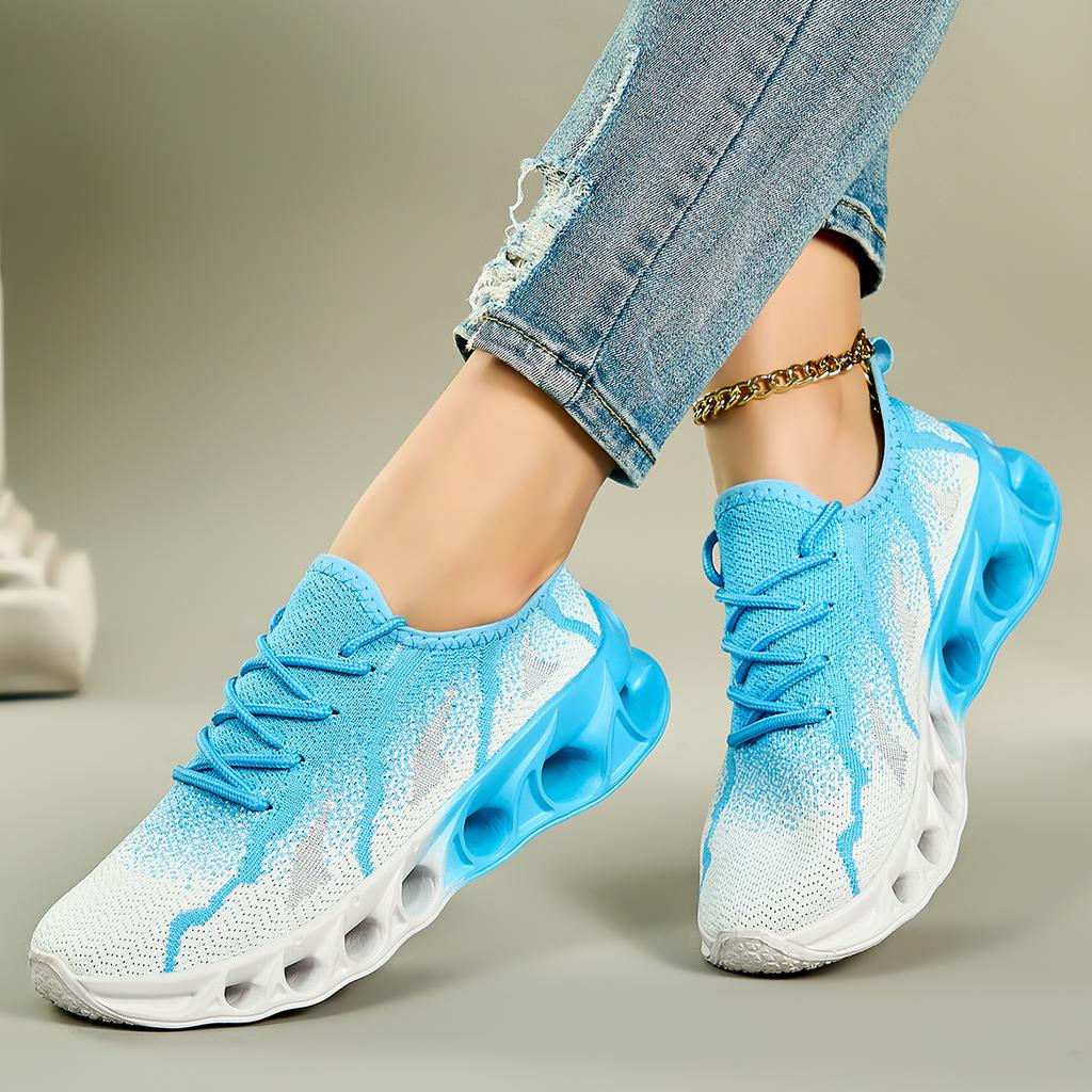 Damen Laufschuhe, atmungsaktive Mesh-Blade-Sport- und Freizeitschuhe, Damen Walking- und Joggingschuhe