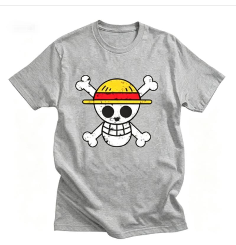 One Piece Unisexs TShirt Monkey D Luffy Japanese Anime Summer Boy Childrens Short Sleeve High Quality ParentChild Wear