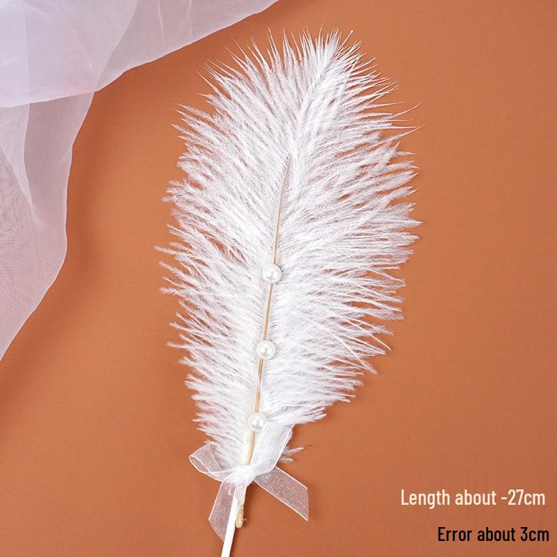 Angel Wing Feather String Lights Cake Topper Ornaments