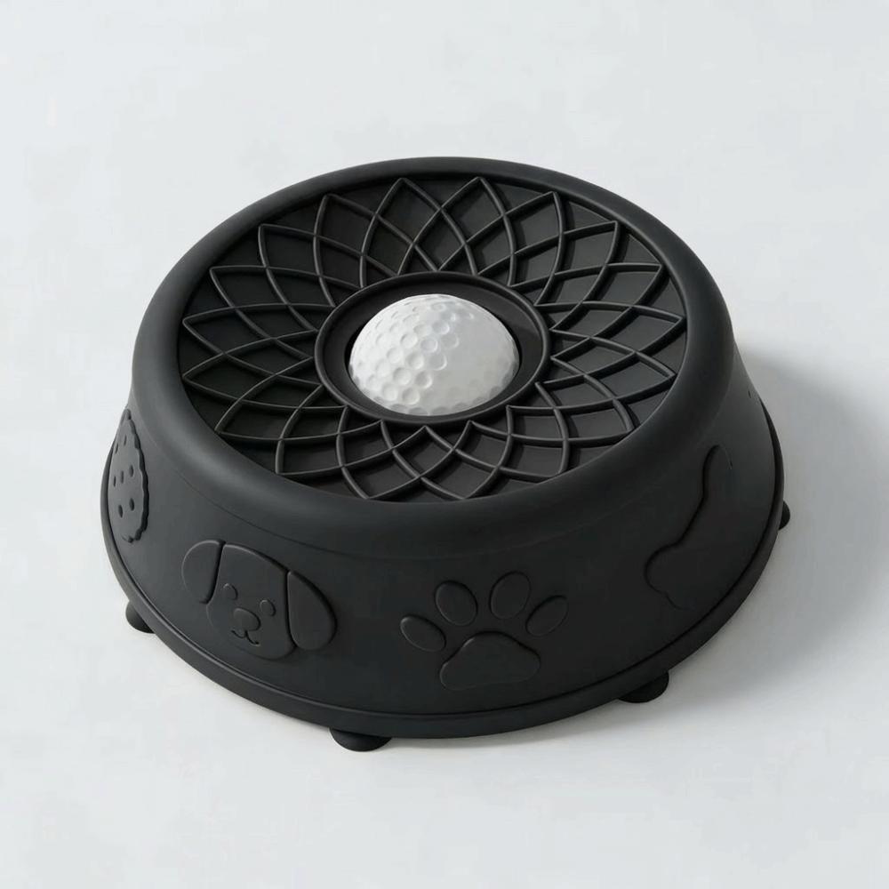 Anti-spill Slow Feeder Silicone Yogurt Licking Plate  for Puppy Kitty Training