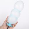 Anal Expander Round Ball Design Increase Joy Easy-Insertion Helpful Glow-in-the-dark Inflatable Anal Plug Masturbator Men Supply