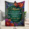 World's Best Mom Ever Flannel Blanket-Soft and Suitable for Sofas,Beds,Offices,Travel,All Seasons,Great Gift for Holidays and Birthdays.