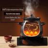 ZISIZ 8L Ceramic Herbal Medicine Pot with Base