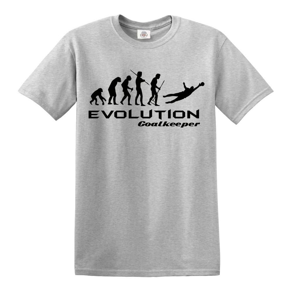 Entwicklung des Torwart-T-Shirts lustiges Herren-Fußballtore Retro-Top-T-Shirt