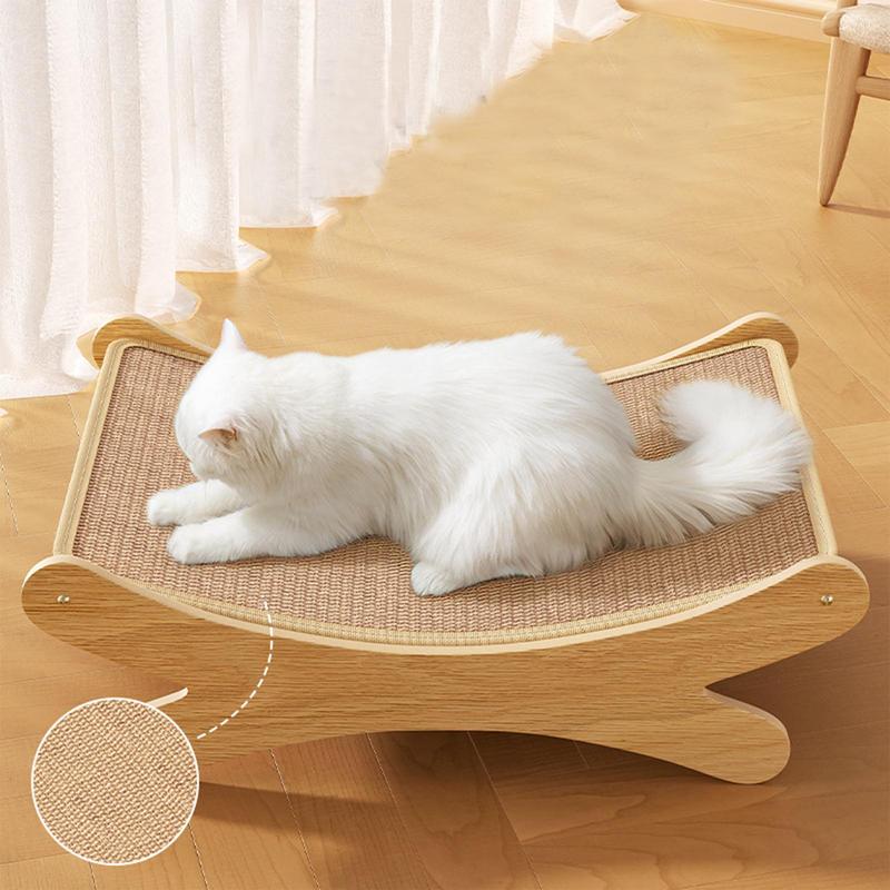 2 In 1 Cat Scratching Board Breathable Wear-resistant Cat Scratching Board Lounge Bed Nest for Pets Indoor and Outdoor Rest