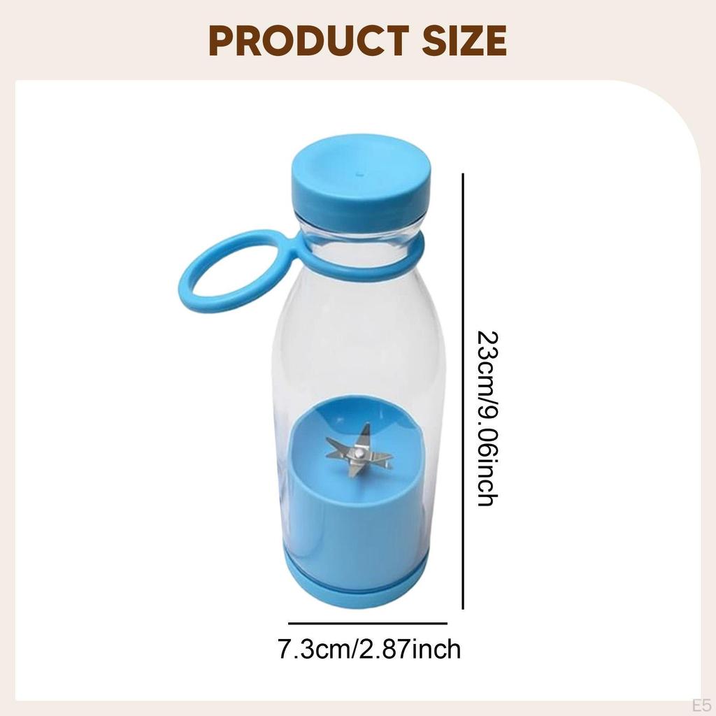 Electric Juicer Juice Mixer Bottle Mixing USB Fast Charging Portable Blender White