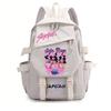 Large Capacity Schoolbag with Shoulder Strap; Student Three-piece Pencil Case Set