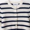 Kaslead New Women Clothes Western Style Fashion Simple and Versatile Texture Knit Cardigan