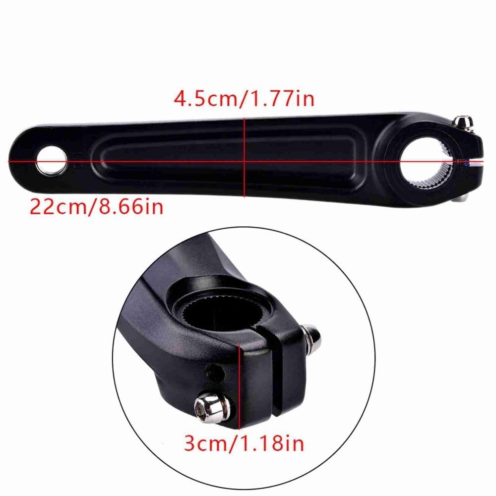 Schwarz Silber Fahrrad Kurbelarm Linker Kurbelarm für für M4050/M590/M610/SLX/XT/XTR Mountainbike