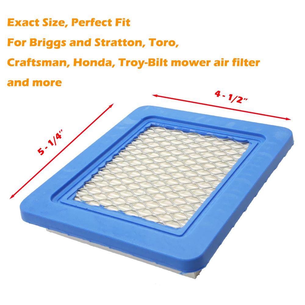 491588s Air Filter for Briggs and Stratton 491588 Toro 20332 Craftsman 3364 Premium Lawn Mower Air Cleaner
