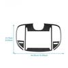 Real Soft Carbon Fiber Sticker For Chrysler 300 300C 2011 2012 2013 2014 LHD RHD Car Central Control Screen Panel Accessories.