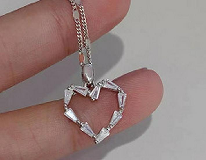 Luxuriöse Zirkon Schlüsselbeinkette - Japanisches & Koreanisches Design