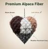 Handmade Fiber Bird Nesting Heart Bird Nesting Heart Outdoor Yard Art Welcoming Nest Outdoor Garden Decor Bird-Keeping Supplies