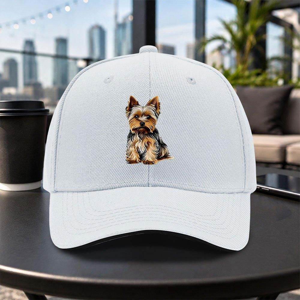 Yorkshire Terrier Print Baseball Cap Unisex Adjustable Duckbill Hat Lightweight Casual Outdoor Gift Multiple Colors