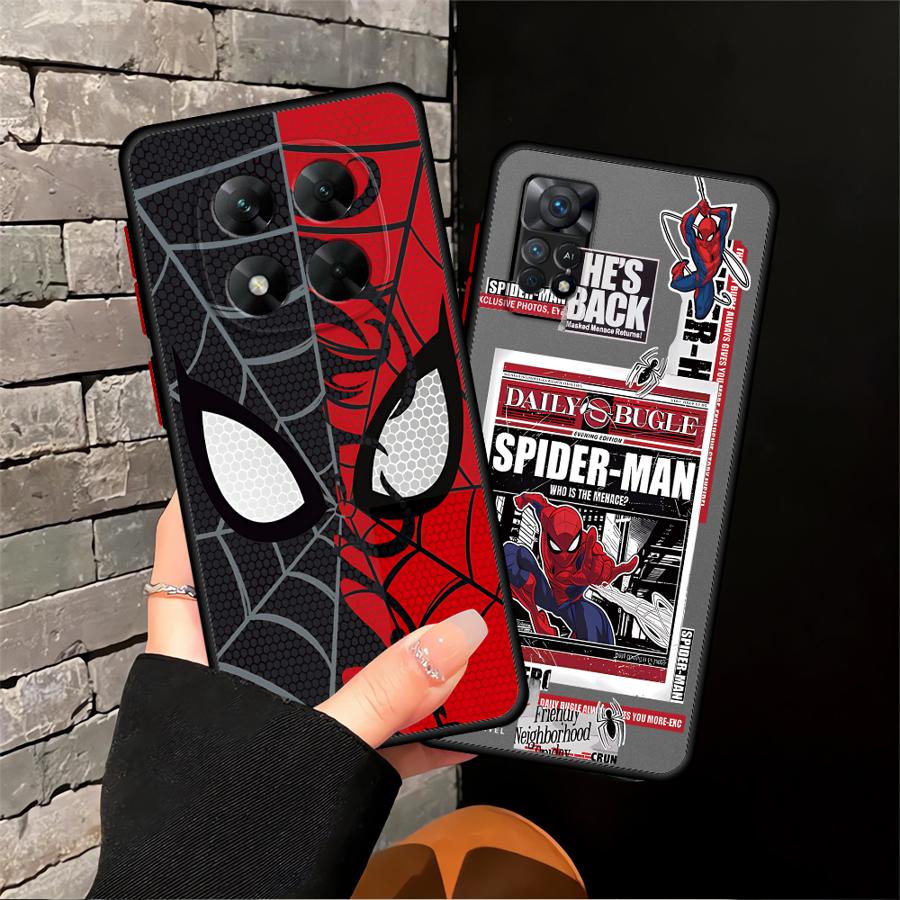 Custodia per Xiaomi Redmi Note 14 12 13C 13 Pro Plus 9S A4 11 10 14C Cover per Telefono Marvel Spider Man