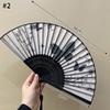 Decorative Sequin Fan Embroidery Fan Chinese Style Folding Fan Peacock Fans Sequin Dance Fan Hand Heldfan Performance Props