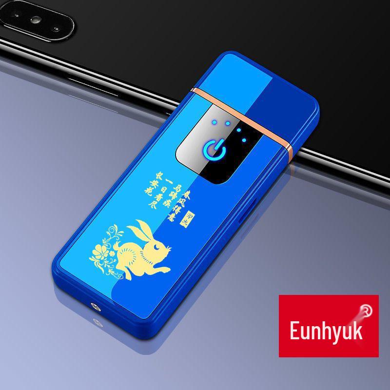 Windproof Zodiac Engraved Electronic Lighter – Unique Gift for Boyfriend