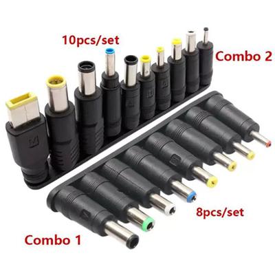8/10Pcs Laptop Adapter Connector Set Multi-size Female To Male Connectors