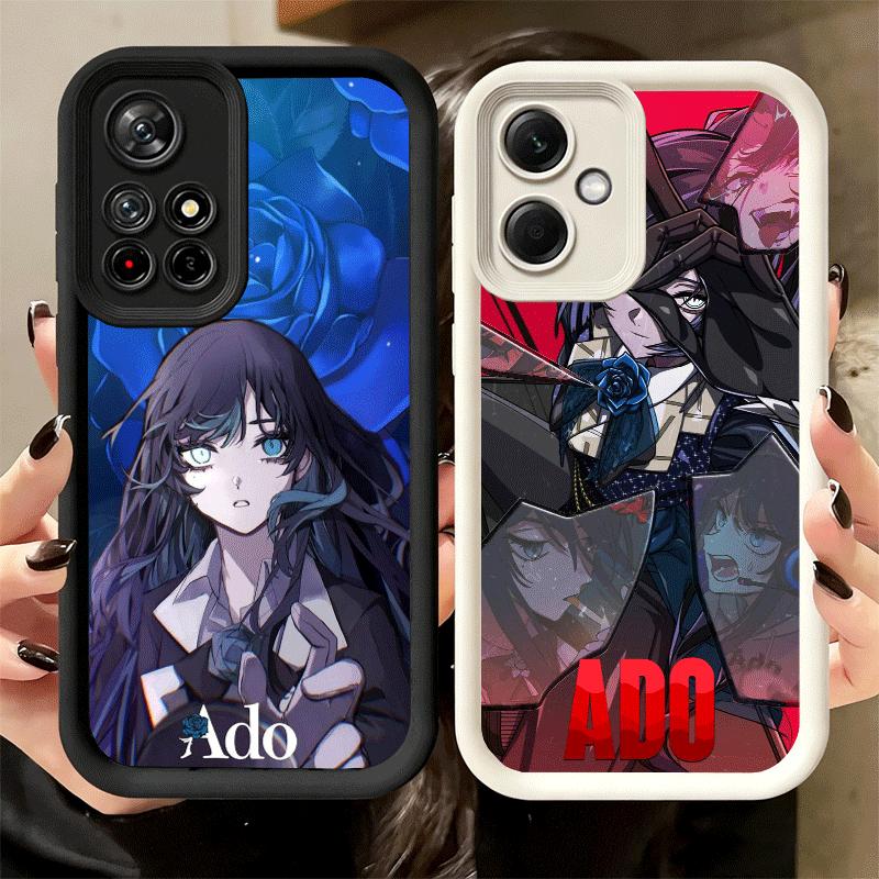 Phone Case for Xiaomi Redmi Note 15 14 13 Pro Plus Ado Cartoon K-Kyogen X Uta Shell 12S 11 11S 11T 5G 14S Soft Silicone Funda