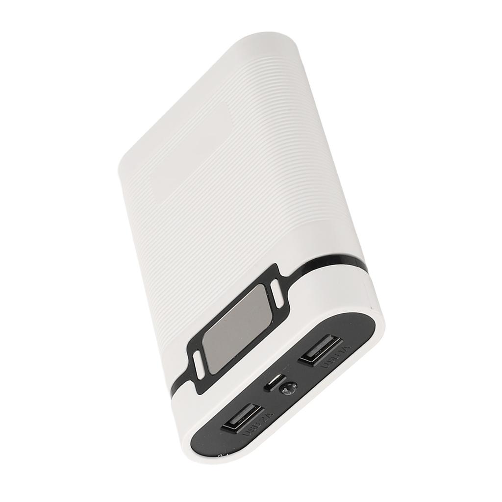 Battery Charger Outer Case 4pcs 18650 Batteries Dual USB Solderless LED Function Portable DIY Power