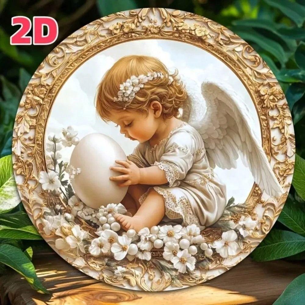 Handmade Metal Tin Plate Wall Art Home Decor 20x20cm