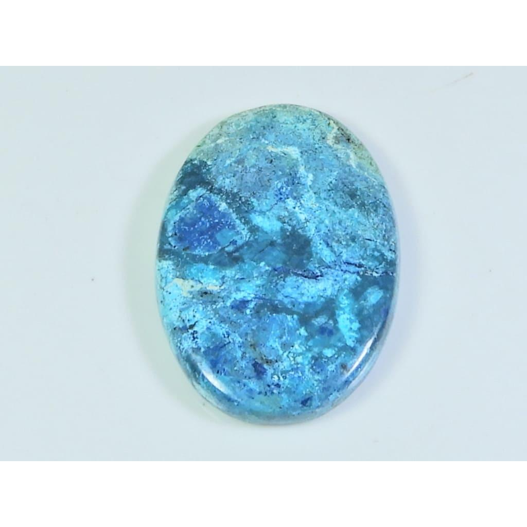 26X38X05MM Natural Shattuckite Oval Shape Cabochon Loose Gemstone 47Cts. D-138