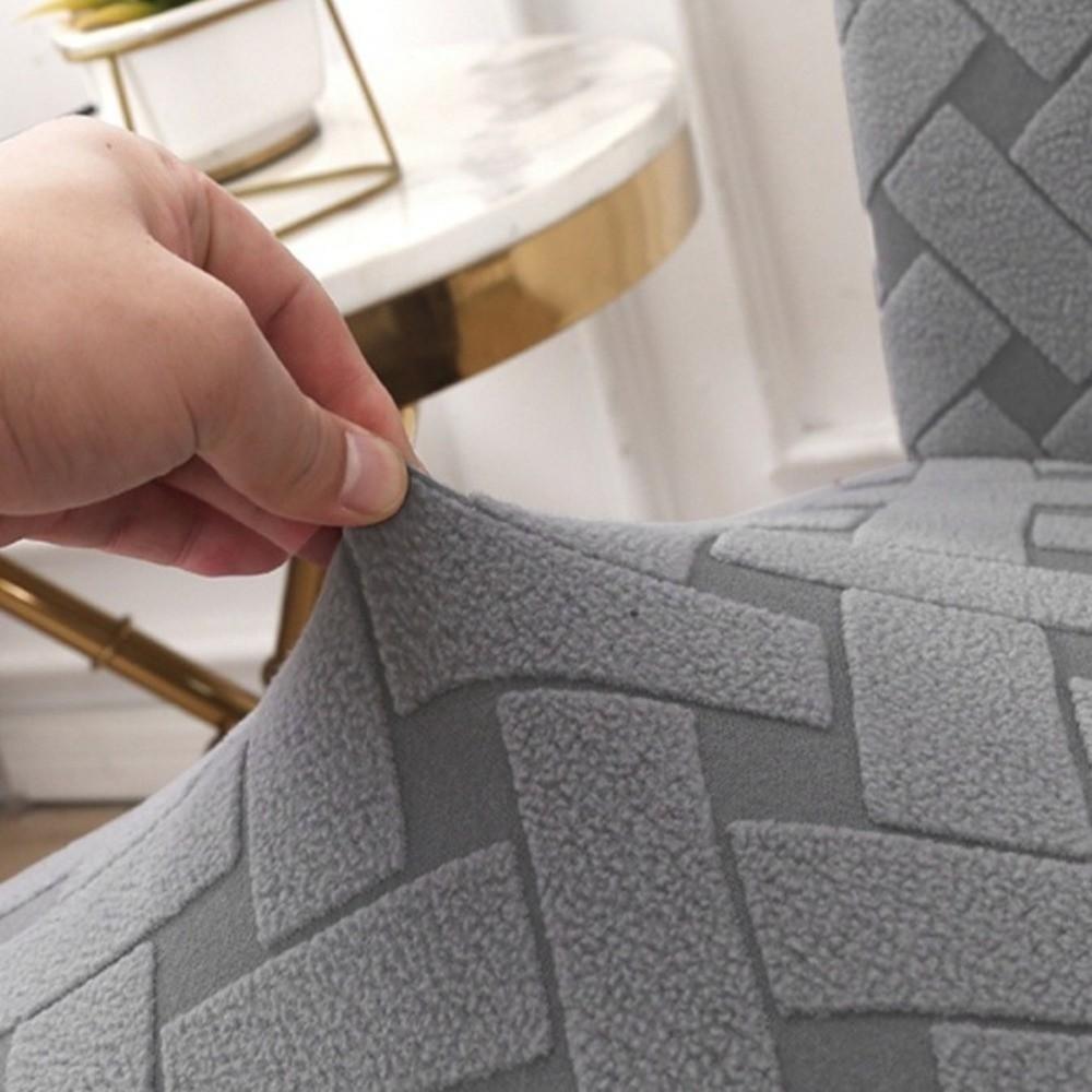 Dust-Proof Jacquard Chair Cover Removable Cover Chair Seat Covers  Kitchen Dining Room