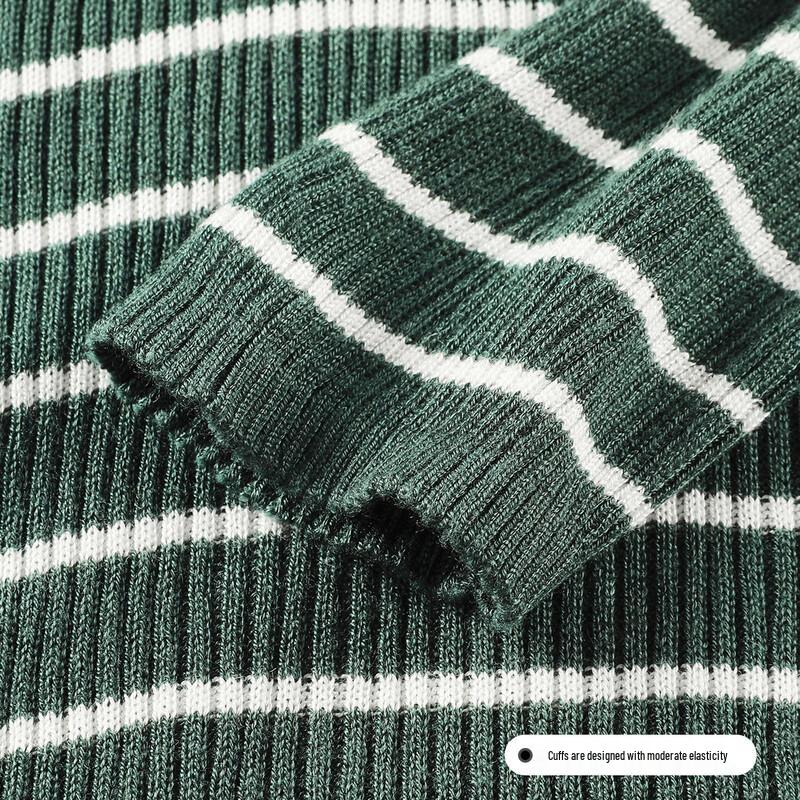 Top de Punto Rayado Retro para Mujer FivePlus