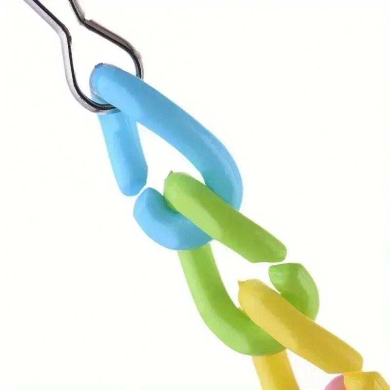 Parrot Toys Bird Suspension Bridge Bird Cage Swing Toy With Bell Pet Supplies Random Color