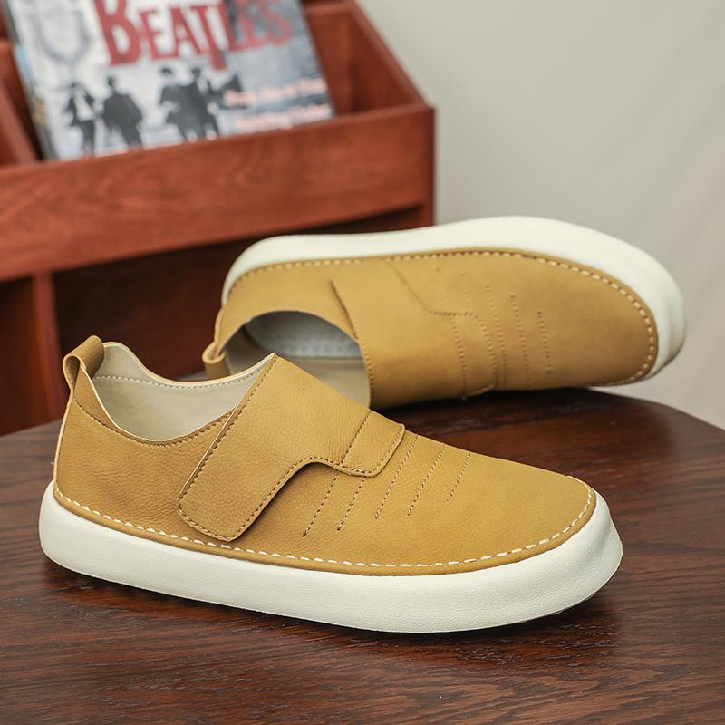 Designer Marke Herren Slipper Massage Sohle Trendige Leichte Freizeitschuhe Hochwertige Business Lederschuhe für Herren