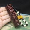 Sandalwood Dragon Pillar Hand Play Piece Car Interior Decoration Accessories
