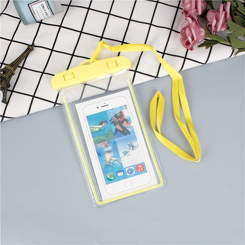 Waterproof Phone Pouch for iPhone Samsung Up To 6.8 Inch Swimming Beach Snow Underwater Protection Floating Dry Bag FU