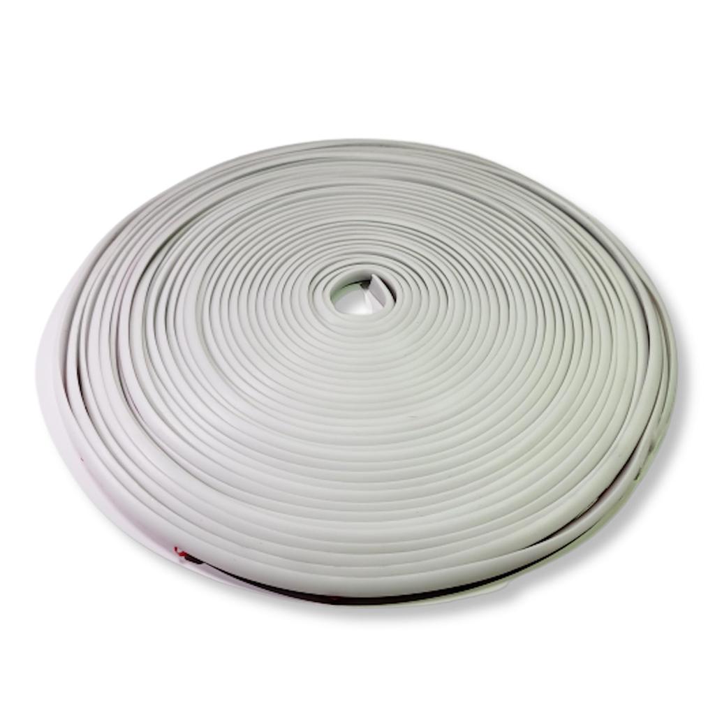 Rubber Molding T-Shape, 4.7 ft (12 m), 0.2 inches (5 mm), Double Sided Tape