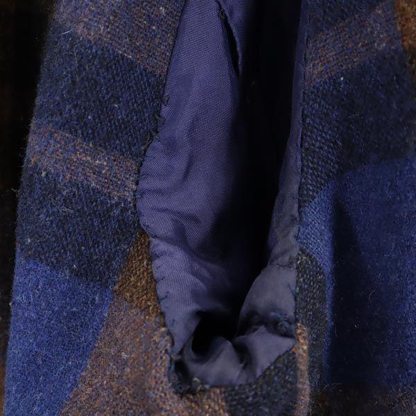 Duffel Coat Blue Hood Women Used