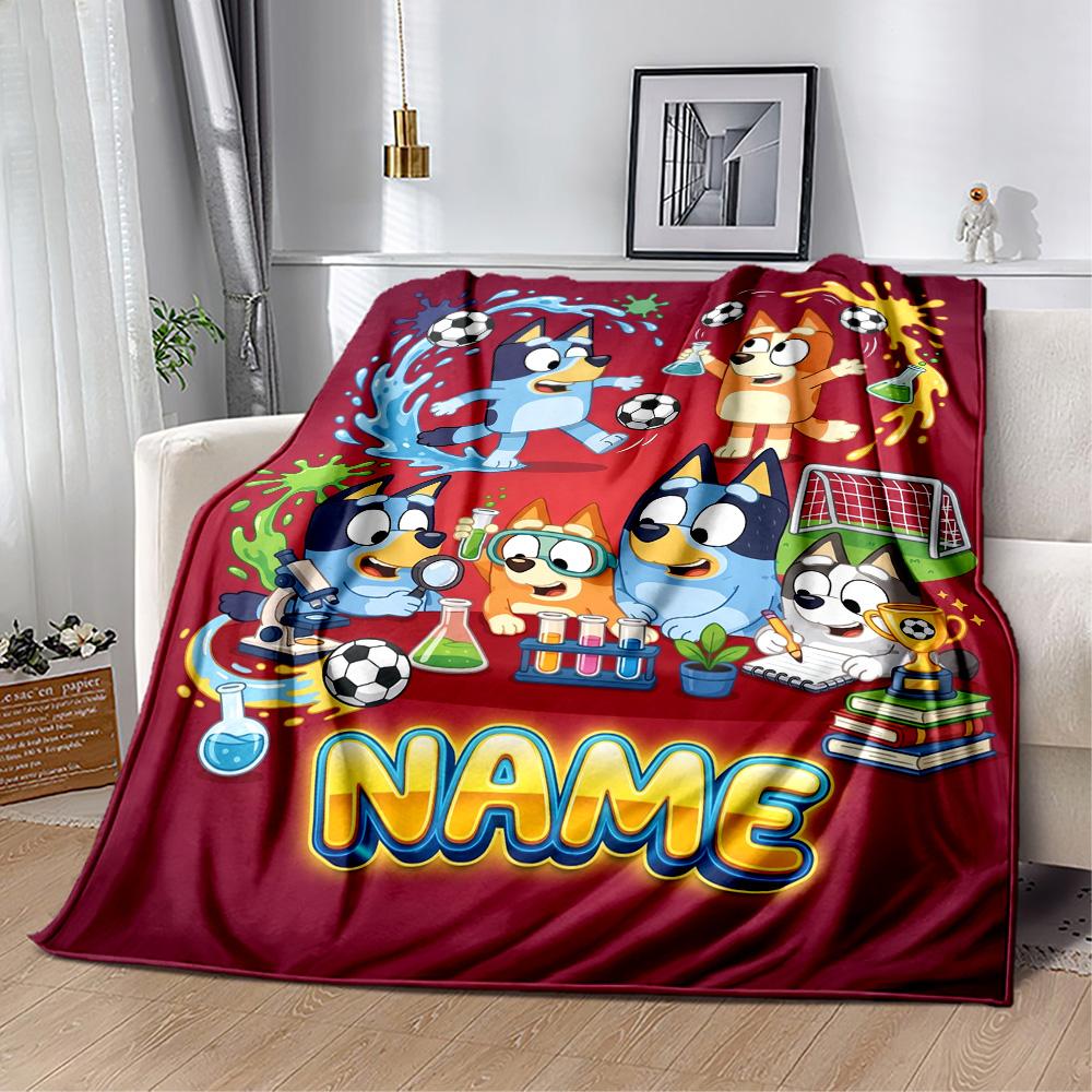 Halloween Costume Party Customize Text Blanket Gift Customizable Blanket Soft & Cozy Throw For Office Office Chair Bedding Living Room
