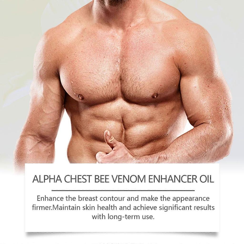 South moon men's chest shaping oil - enhances chest contour, firms skin, body sculpting oil for for daily skin care daily care