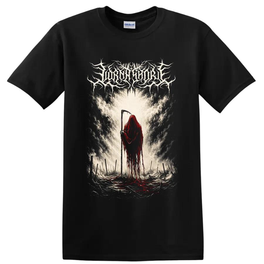 Lorna Shore Deathcore Reaper T Shirt Gothic Horror Graphic Metal Music Dark Tee