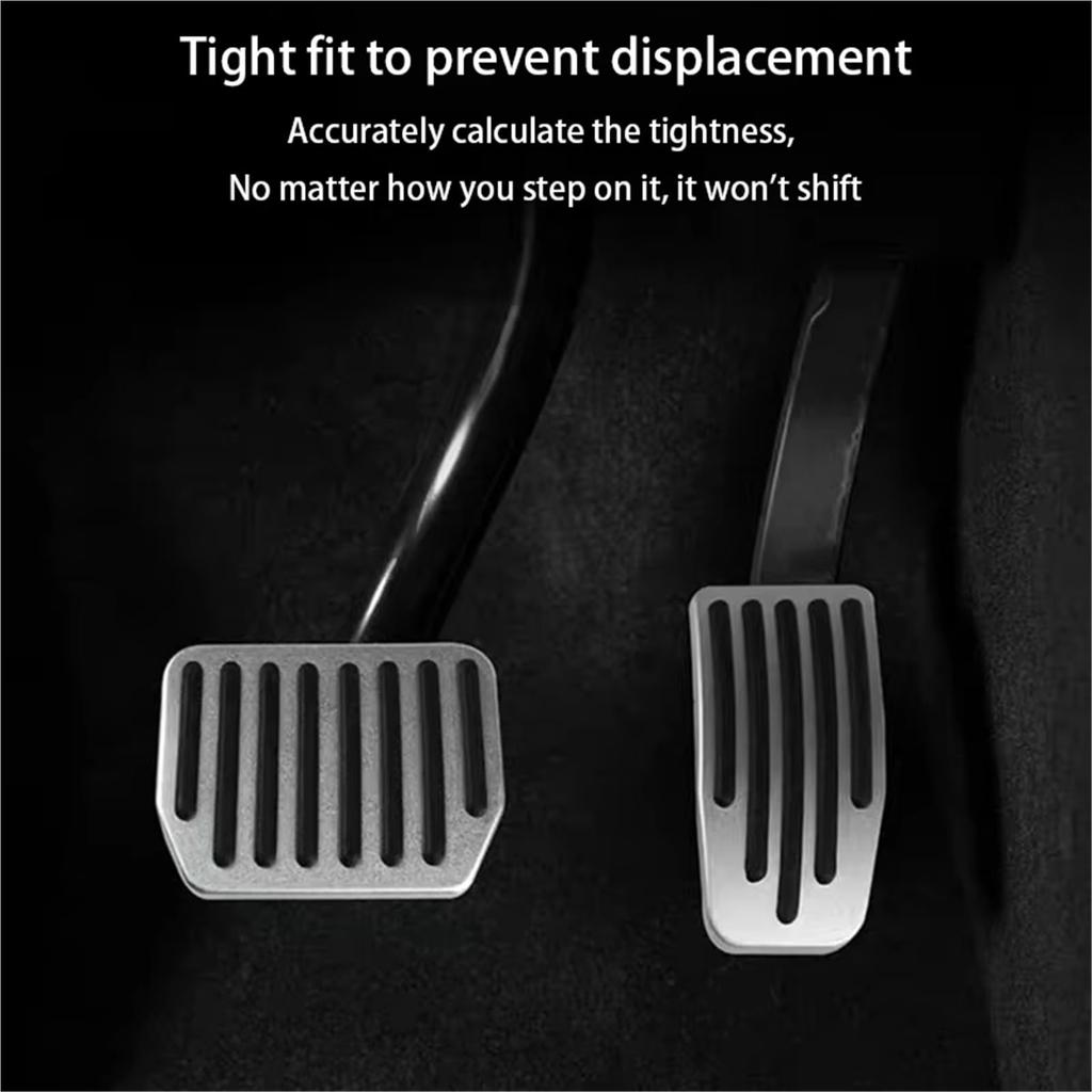 Pedal Cover for Tesla Model Y Juniper 2025 Upgrade Foot Pedal Pad Anti-slip Axle