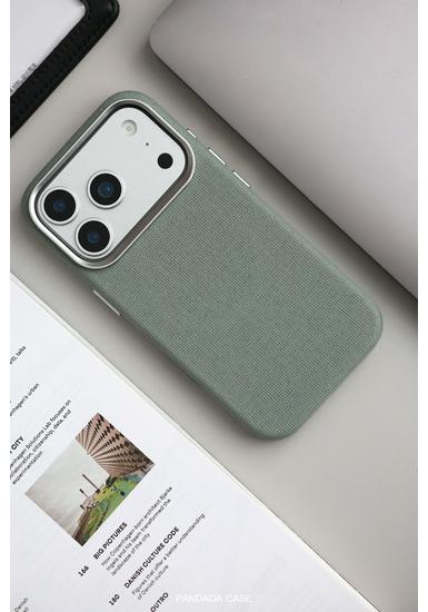 iPhone 17 Pro Max Ballistic Nylon Magnetic Case: Solid Color Fabric Texture Protective Cover