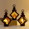 Halloween Decorative Lantern, Spooky Witch Pumpkin Scarecrow LED Night Light, Battery Operated Table Lamp for Holiday Party Decoration