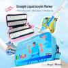 Huideluo Soft-tip Marker Set: Liquid Ink Acrylic Art and Journal Drawing Pens for Students