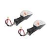 Motorcycle LED Lights with Clear Lenses Turn Signal Blinker Running Light for GSX-R 600/750/1000 K1 K4,1 Pair