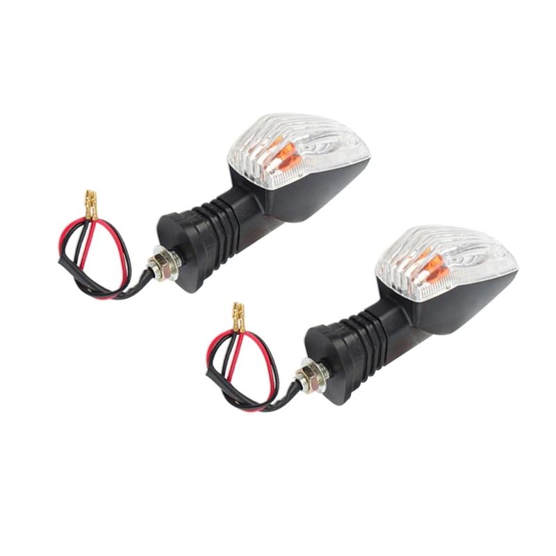 Motorcycle LED Lights with Clear Lenses Turn Signal Blinker Running Light for GSX-R 600/750/1000 K1 K4,1 Pair