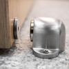 Brushed Metal Floor Mounted Magnetic Door Stopper