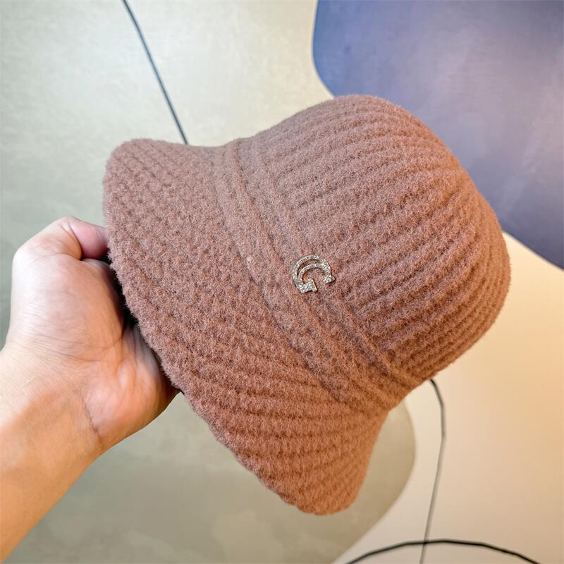 

Полосатая универсальная шляпа-рыбачка на осень и зиму, женская модная панама, складная, зимняя, теплая и ветрозащитная Adjustable