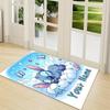 Custom Name Stitch Dreams Clouds Carpet Rug Customizable Soft Washable Anti-Slip Home Living Room Sofa Mats Personalized Rug. 0909373