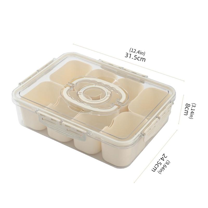 Leakproof Stackable Kitchen Containers Sturdy Plastic for Refrigerator and Freezer Use