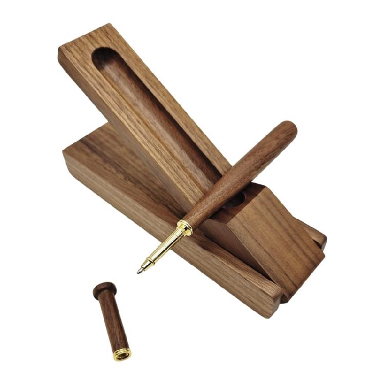 Gift Pen Set Baseball Ballpoint Pen Set Wood Baseball Bat Pen Stationery Pen Snooth Writing Pen for School Office